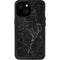 Black Marble iPhone 15 Waterproof Case